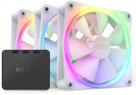 NZXT F120 RGB Duo Triple Pack - white