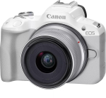 Canon | EOS R50 WH + RF-S 18-45mm F4.5-6.3 IS STM (SIP) | Megapixel 24.2 MP | Image stabilizer | ISO sensitivity (max) 3