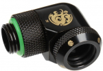 Bitspower Multi-Link Adapter Anschluss 90 Grad G1/4 Zoll AG auf 12mm AD Hardtube - drehbar, schwarz matt