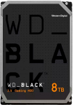 HDD Desktop WD Black (3.5'', 8TB, 256MB, 7200 RPM, SATA 6 Gb/s)