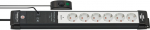 Brennenstuhl Premium-Line 6-Outlet Surge Protector, Black/Grey, DE