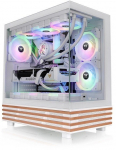 Thermaltake View 270 Plus WS ARGB White/Wood PC Case with Tempered Glass