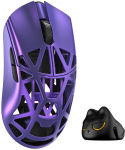 WL Mouse Beast X Pro Solid Sides gaming mouse, Omron optical switches - purple