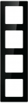Quadruple frame socket Avatto N-TS10-Frame-B4 (black)