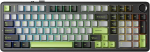 F99 Pro Black+Grey+Green GrayWood RGB AULA gasket keyboard