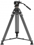 Neewer LL55 Carbon Fiber Video Tripod with Fluid Head