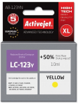 Activejet AB-123YN Ink (replacement for Brother LC123Y/121Y; Supreme; 10 ml; yellow)