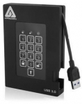 Apricorn Hard Disc Drive A25-3PL256-500F - 500 GB - USB 3.0 - Black