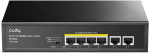 Cudy FS1006P network switch Fast Ethernet (10/100) Power over Ethernet (PoE) Black