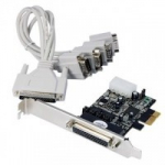 PCIe, 4 x UART serial ports