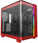 Montech KING 95 Midi-Tower Case, Tempered Glass, ARGB - Red