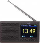 Adler FM Travel Radio AD 1198 with Alarm, Black
