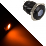 Lamptron Vandal-Proof LED - Orange, Black Frame