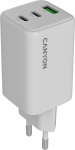 Canyon Wall Charger CU65ACC GaN 65W PD, 3-Port USB-AUSB-C retail