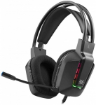 Defender Wired headphones with microphone gothic black