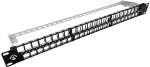 ALANTEC 19" modular 48-port 1U patch panel with support bracket (unpopulated)