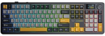 F108 Pro Gray+Orange+Deep Gray Reaper Switch RGB Keyboard by AULA