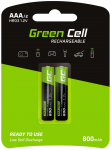 Green Cell Akku 2xAAA HR03 800mAh