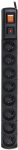 ACAR S8 power extension 1.5 m 8 AC outlet(s) Indoor Black