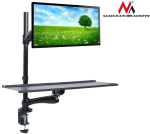 Maclean Monitor and Keyboard Mount, for Standing Up Work, MC-681