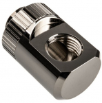 EK Water Blocks EK-Torque Adapter 90 Grad G1/4 Zoll AG auf G1/4 Zoll IG - drehbar, nickel silber