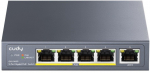 Cudy GS1005P network switch Gigabit Ethernet (10/100/1000) Power over Ethernet (PoE) Grey
