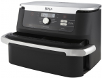 Ninja AF500EU fryer Double 10.4 L Stand-alone 2470 W Hot air fryer Black, Stainless steel