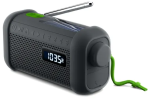 Muse Portable Solar Radio with Crank &