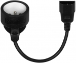 Savio Power Adapter CL-180 IEC C14 to CEE 7/5 15cm