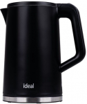 IDEAL Kettle 1.7 l, steel body, power 1500 W, black