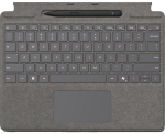 Microsoft Surface Pro Keyboard with Slim Pen platinum DE (for Surface Pro 11th Gen/10 for Business/9/8)