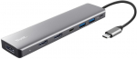 Trust 25661 USB Type-C interface hub Aluminium