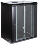 Wall-mounted rack cabinet EPRADO-R19-15U/450-blue