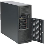 Supermicro mid-tower server chassis 668W CSE-733TQ-668B