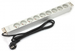 DIGITUS power strip 19", 1U, 9 sockets, 16A, 1.8m