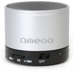 Omega wireless speaker Bluetooth V3.0 Alu 3in1 OG47S, silver (42647)