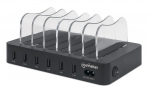 MANHATTAN 6-Port USB-Ladestation USB-A-Ports 2,4 A5 V 55W