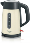 Bosch TWK4P437 electric kettle 1.7 L 2400 W Beige, Black