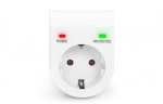 Digitus DN-95400 Surge Protection Adapter (White, 13,500A)