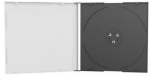 MediaRange Transparent Slim CD/DVD Cases, 100-Pack