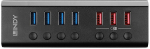 Lindy USB 3.0 Hub 43371 - 7 Ports