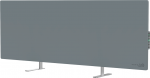 AENO Premium Eco Smart Heater, 700W, Tempered glass, Infrared+convection heating type, LED display, Plug type: Europe (E