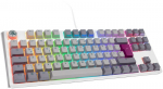 Ducky One 3 Mist Grey TKL RGB LED Gaming Keyboard - MX Ergo Clear