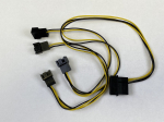 Phobya Adapter 4Pin Molex (12V) to 4x 4Pin PWM