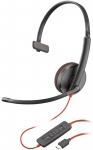 Poly Headset Blackwire 3210 USB-C + USB-C/A (Bulk) 8X214A6