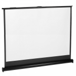 Maclean Portable Projection Screen Compact 40" 16:9 Free-Standing Office Cinema Matt White Home