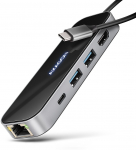 AXAGON HMC-6GLN USB-C Hub 5Gbps 4K HDMI 100W PD
