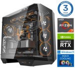 INTOP AQUA Ryzen 7 9800X3D 64GB DDR5 1TB SSD M.2 NVME+2TB RTX5070Ti 16GB WIN11