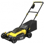 Aku lawn mower. with mulching function