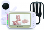 Motorola 5.0&rdquo; Wi-Fi Video Baby Monitor with Stargrip Crib Mount | VM45 Connect | White